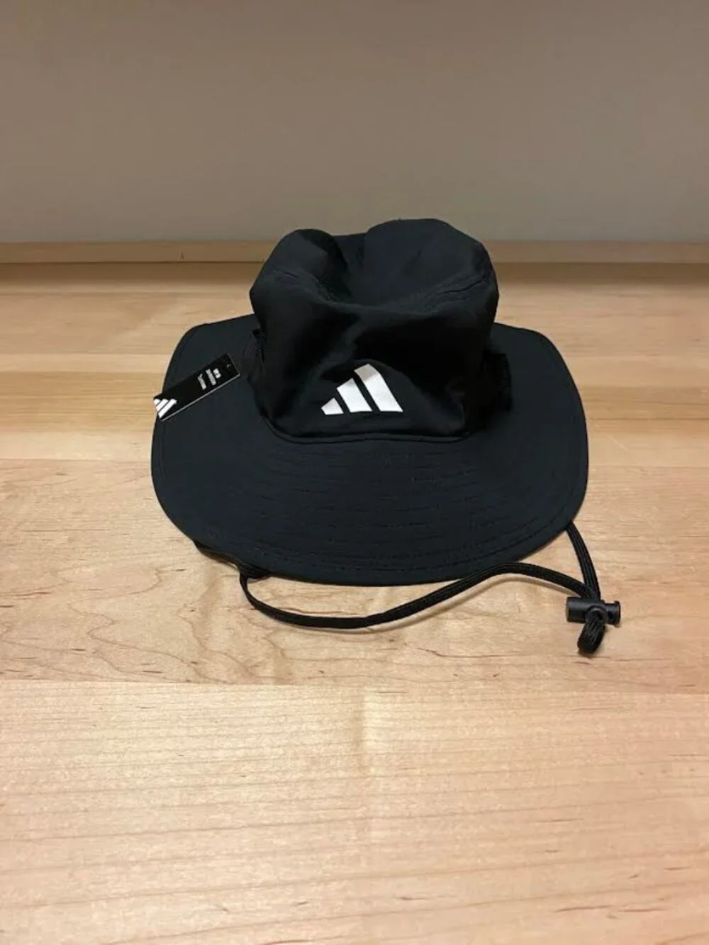 NWT Adidas UPF 50 Sun Protection ClimaCool Bucket Hat, One Size, One Size, Black